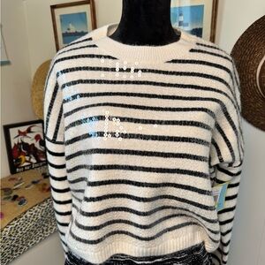 Striped Black and White Sweater